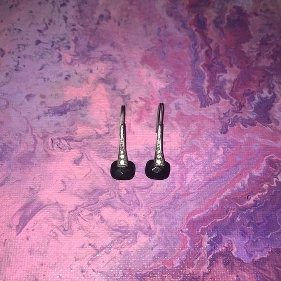 Vintage Monet Drop Earrings - Picture 1 of 5